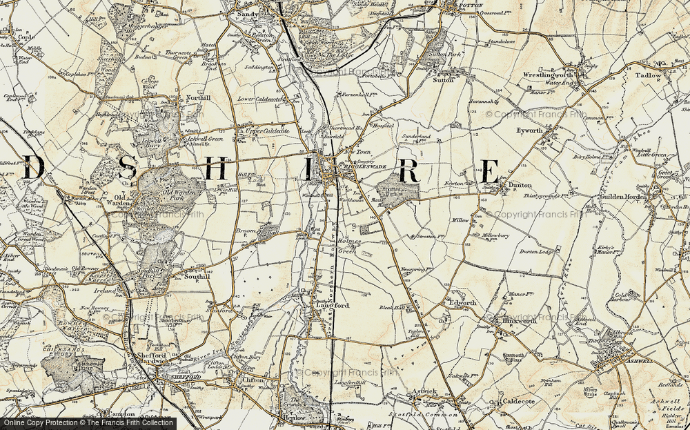 Old Map of Holme Green, 1898-1901 in 1898-1901