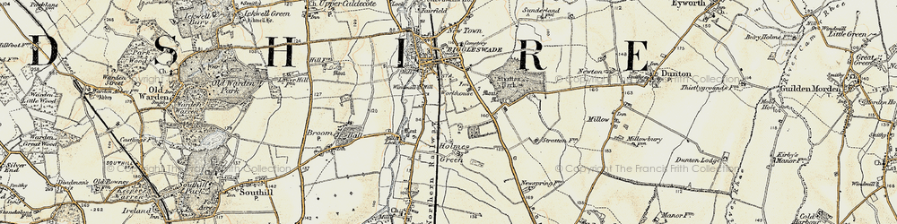 Old map of Holme Green in 1898-1901