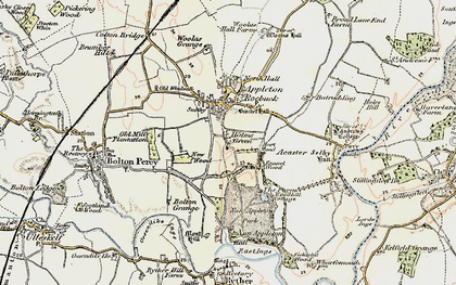 Old map of Bolton Grange in 1903
