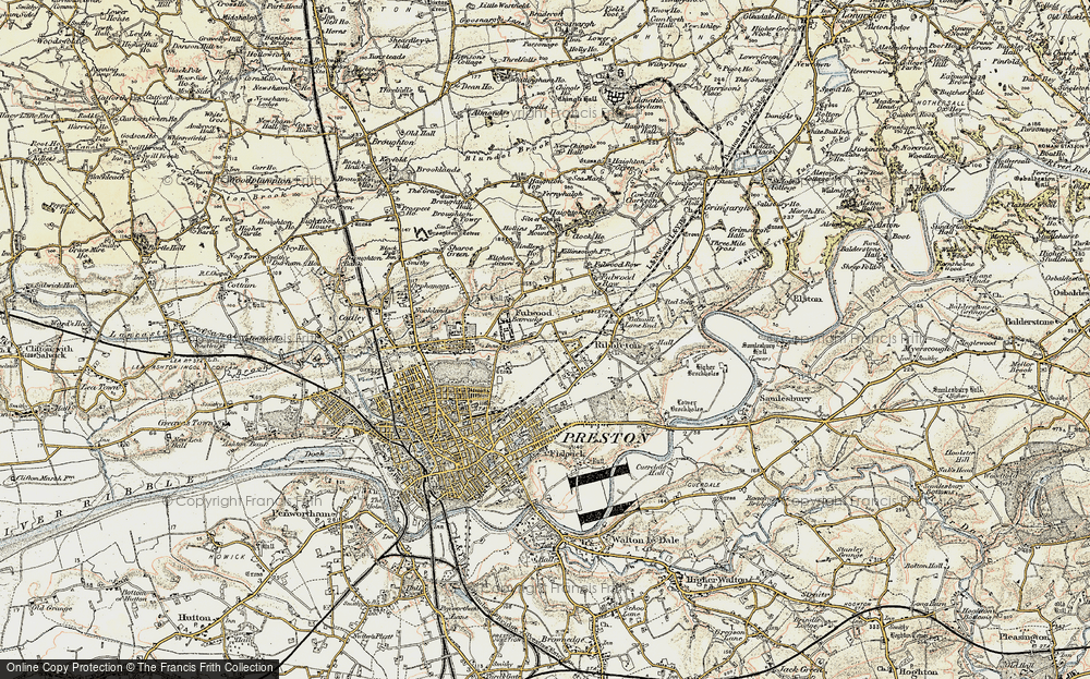 Old Map of Holme Slack, 1903 in 1903