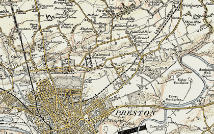 Old map of Holme Slack in 1903