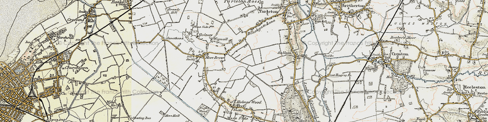Old map of Holmes in 1902-1903