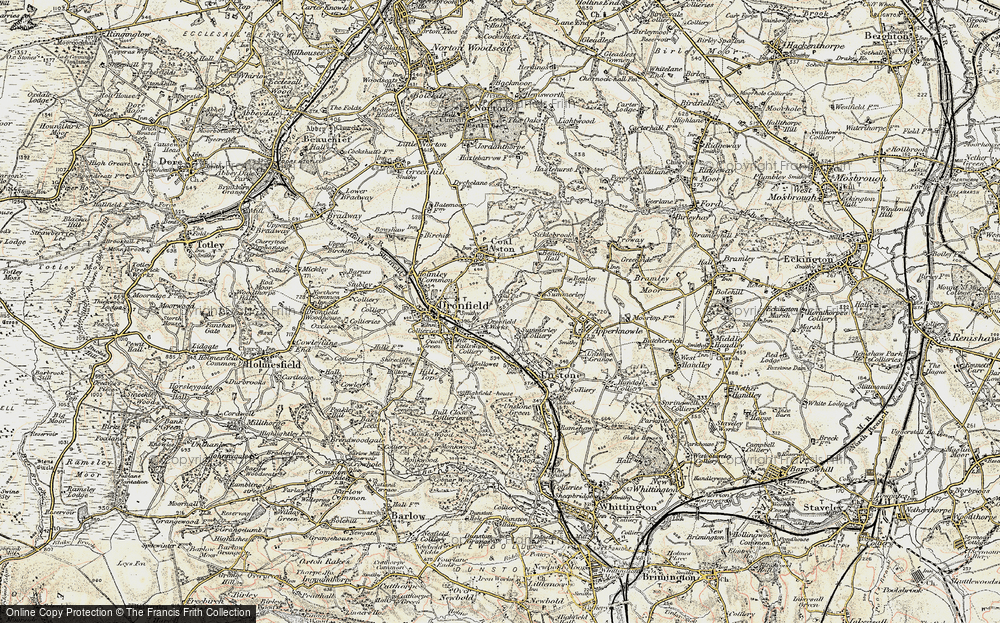 Old Map of Holmesdale, 1902-1903 in 1902-1903