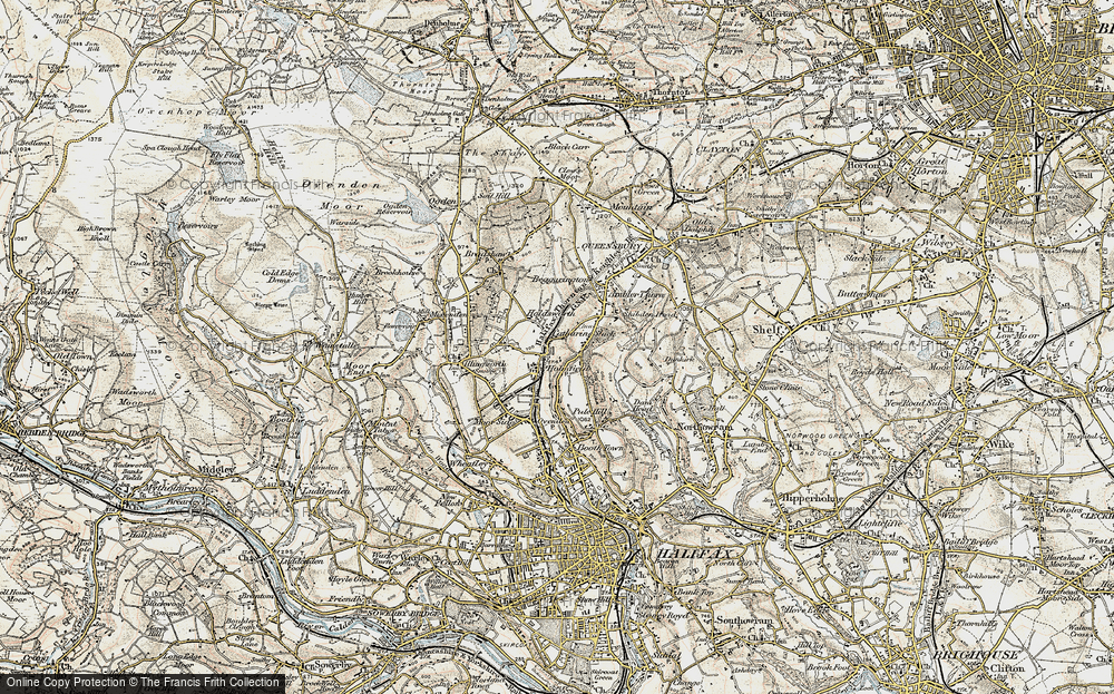 Old Map of Holmfield, 1903 in 1903