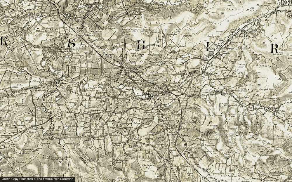 Old Map of Holmhead, 1904-1905 in 1904-1905