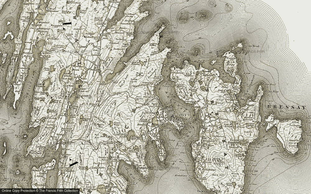 Old Map of Holmsgarth, 1911-1912 in 1911-1912