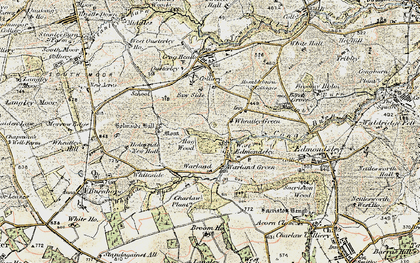 Old map of Holmside in 1901-1904