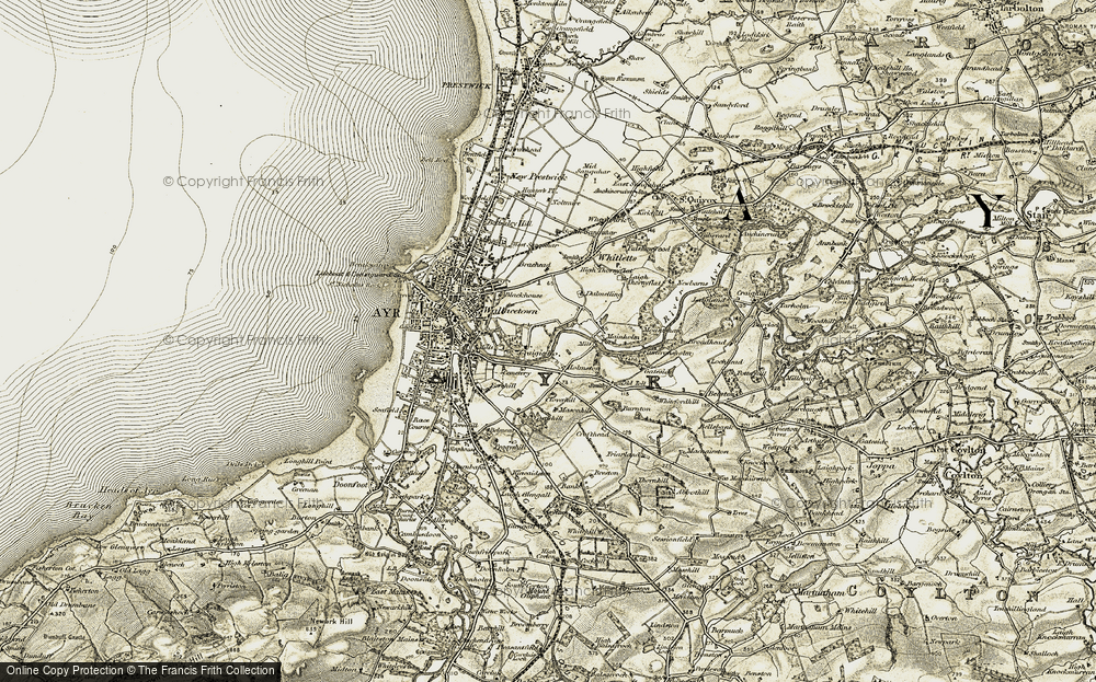 Old Map of Holmston, 1904-1906 in 1904-1906