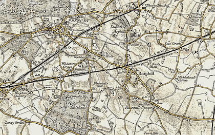 Old map of Bundell's Hill in 1902-1903