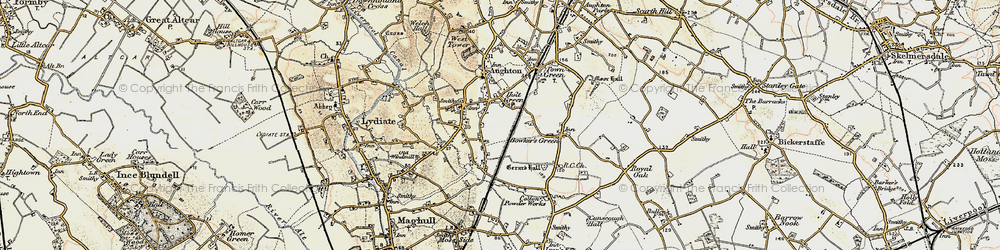 Old map of Holt Green in 1902-1903