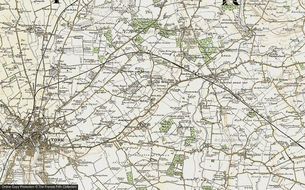 Old Map of Holtby, 1903-1904 in 1903-1904