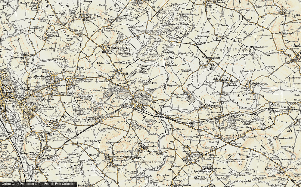 Old Map of Holton, 1898-1899 in 1898-1899