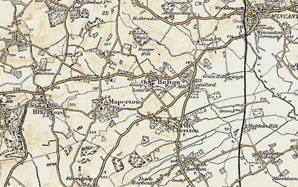 Old map of Holton in 1899