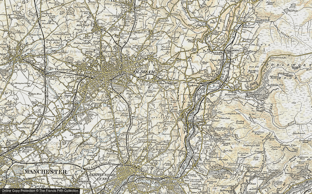 Old Map of Holts, 1903 in 1903