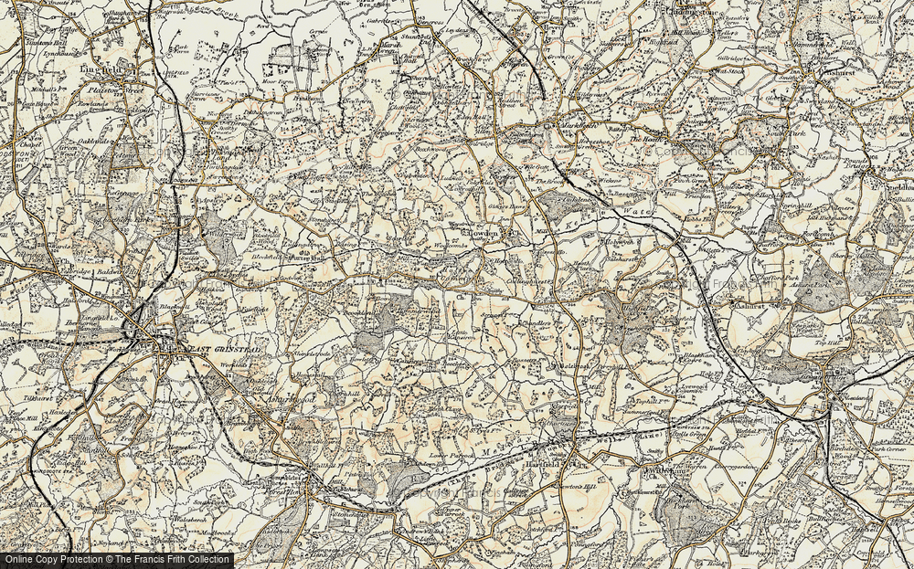 Old Map of Holtye, 1898-1902 in 1898-1902