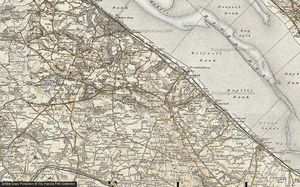 Old Map of Holway, 1902-1903 in 1902-1903