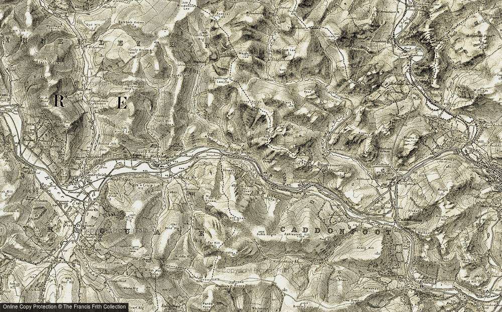 Old Map of Holylee, 1903-1904 in 1903-1904