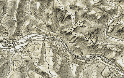 Old map of Holylee in 1903-1904