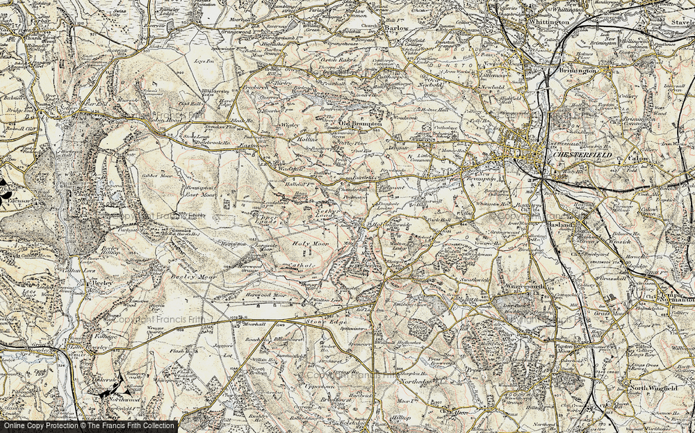 Historic Ordnance Survey Map of Holymoorside, 1902-1903