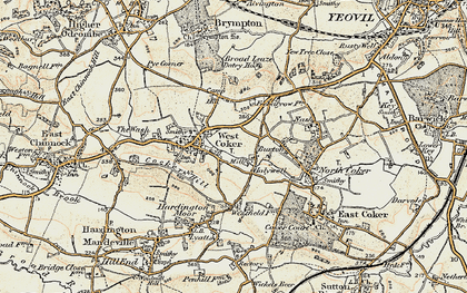 Old map of Holywell in 1899