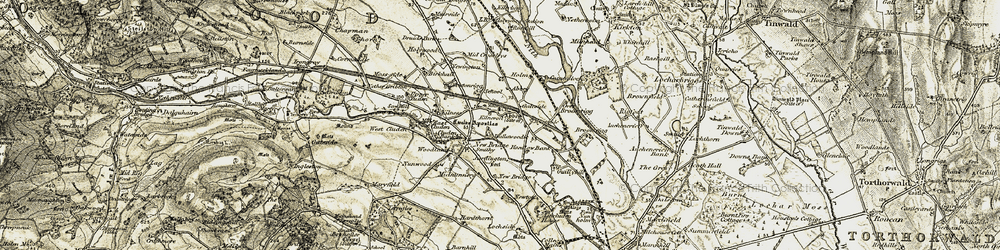 Old map of Bearcroft in 1901-1905