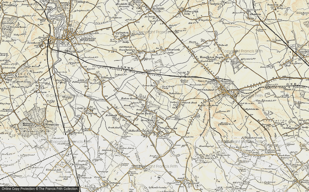 Old Map of Honeywick, 1898-1899 in 1898-1899
