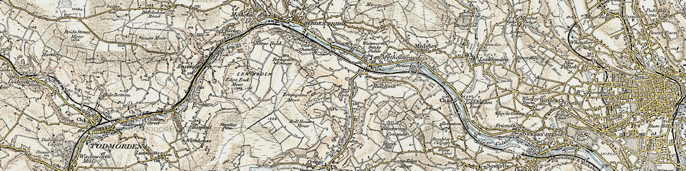 Old map of Hoo Hole in 1903