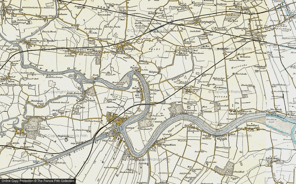 Old Map of Hook, 1903 in 1903