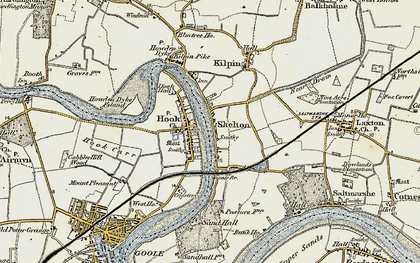 Old map of Hook in 1903