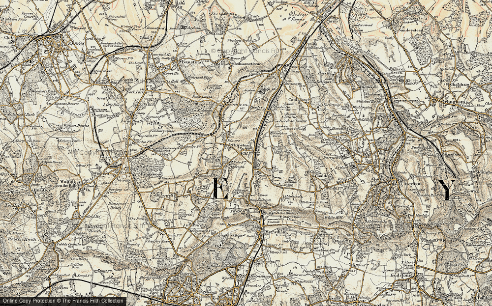 Old Map of Hooley, 1897-1909 in 1897-1909