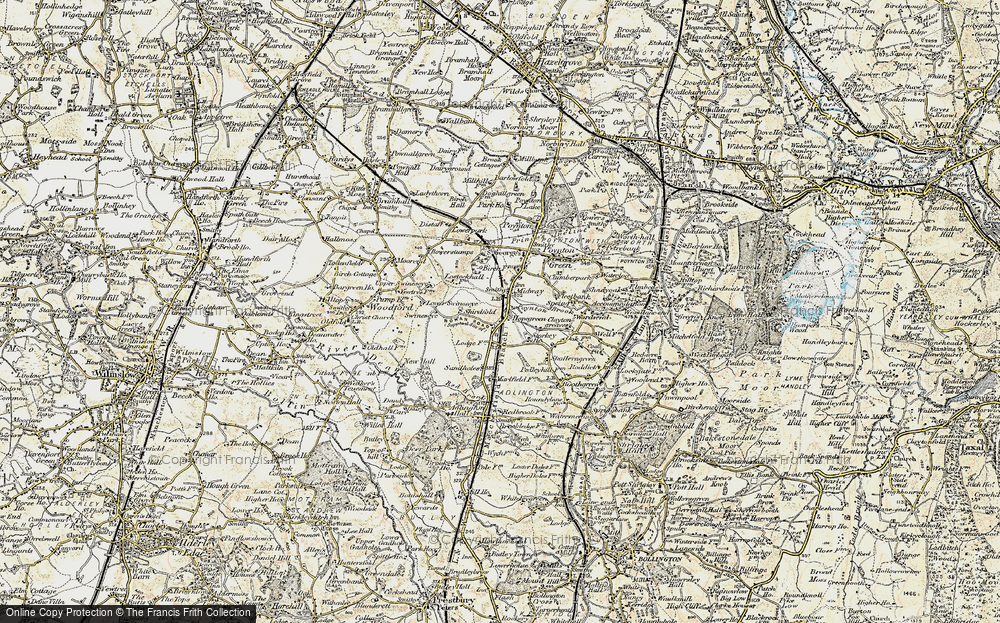 Old Map of Hope Green, 1902-1903 in 1902-1903