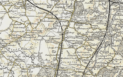 Old map of Hope Green in 1902-1903