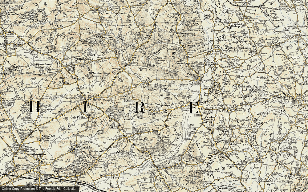 Old Map of Hope's Rough, 1899-1901 in 1899-1901