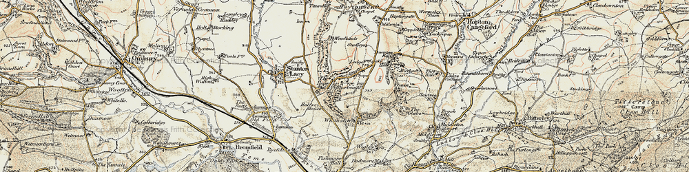 Old map of Hope, The in 1901-1902