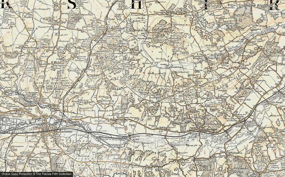 Old Map of Hopgoods Green, 1897-1900 in 1897-1900