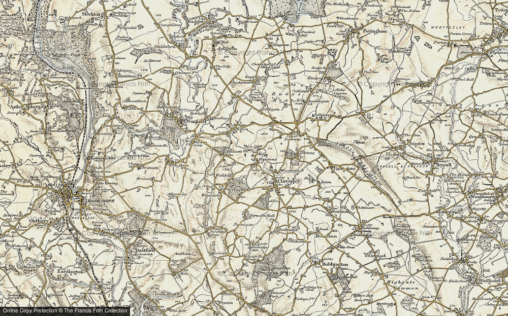 Old Map of Hopstone, 1902 in 1902