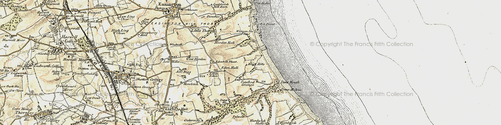 Old map of Horden in 1901-1904