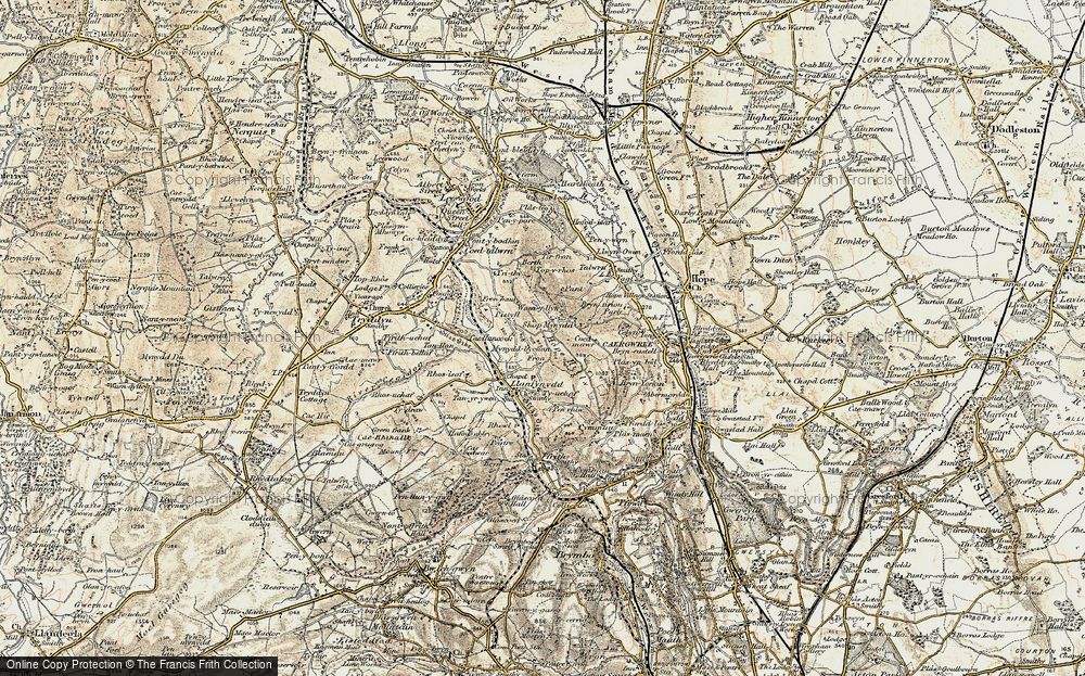 Old Map of Horeb, 1902-1903 in 1902-1903
