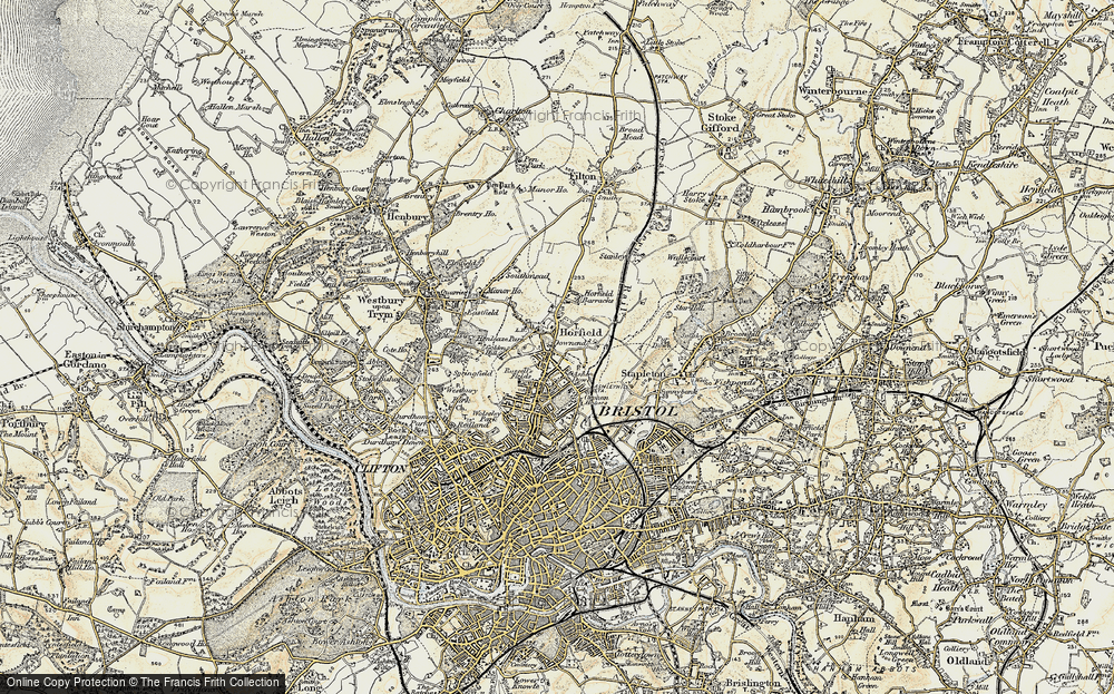 Old Map of Horfield, 1899 in 1899