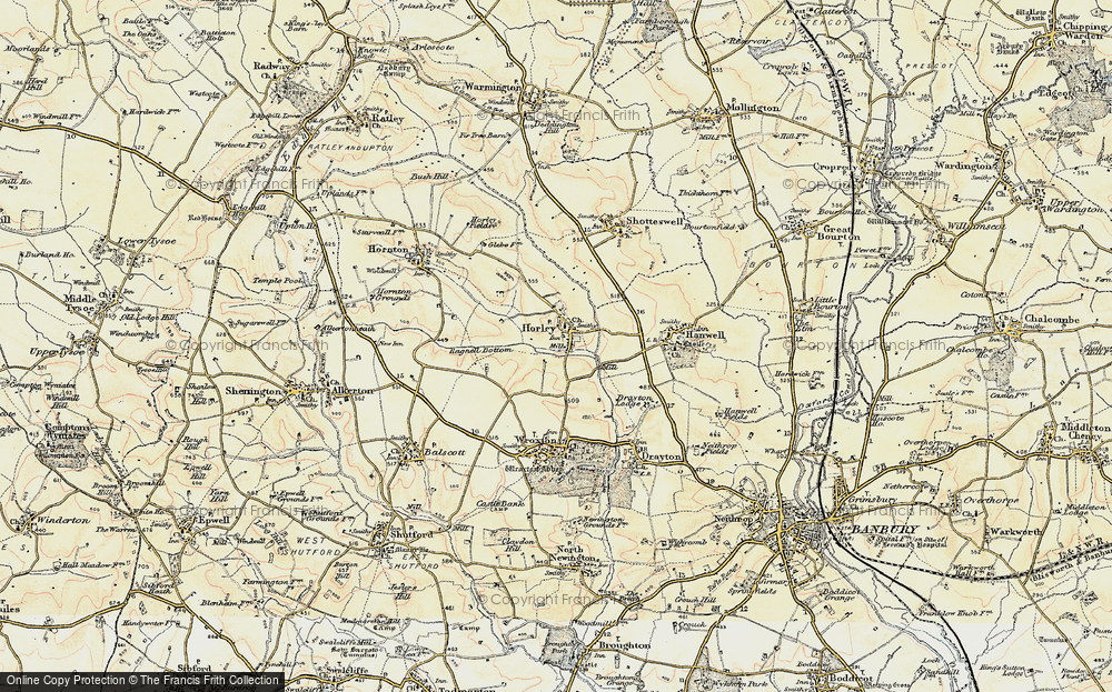Old Map of Horley, 1898-1901 in 1898-1901