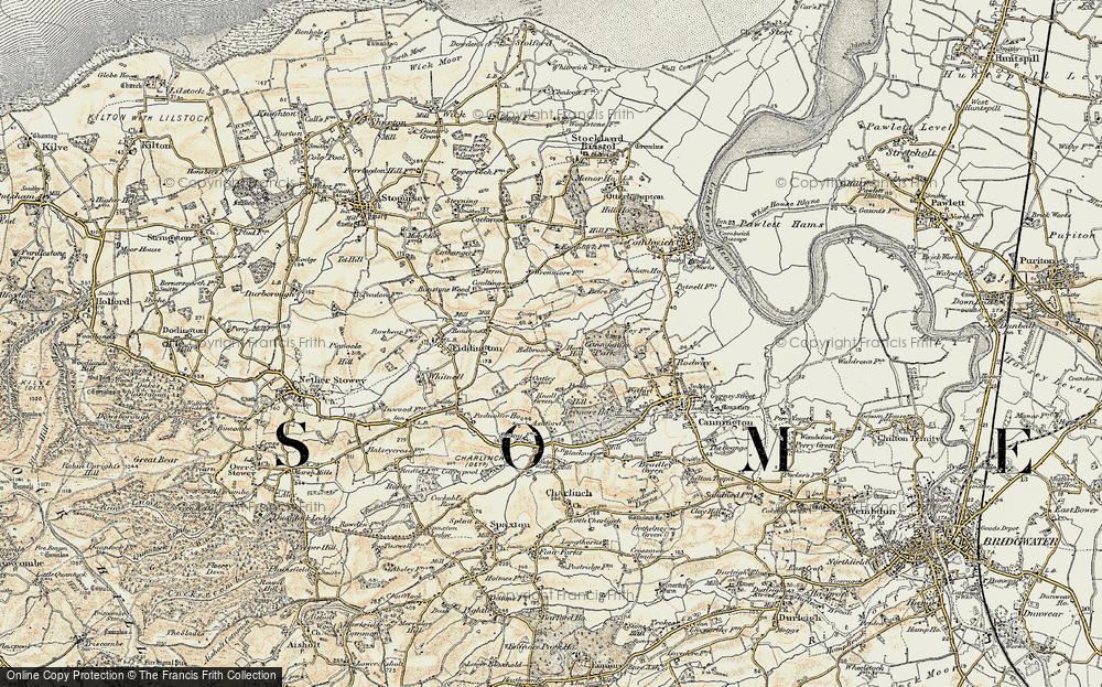 Old Map of Horn Hill, 1898-1900 in 1898-1900