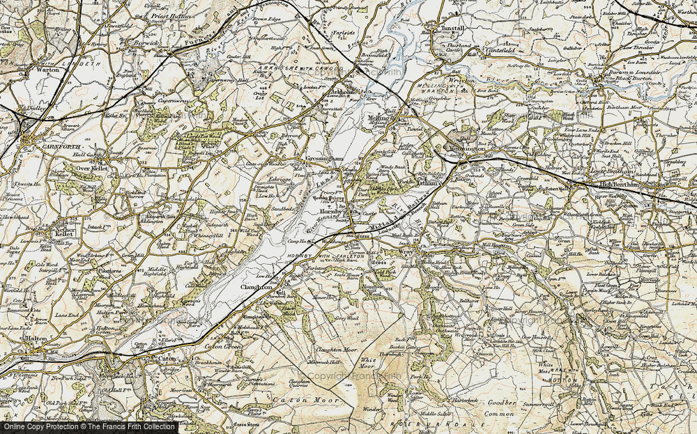 Old Map of Hornby, 1903-1904 in 1903-1904