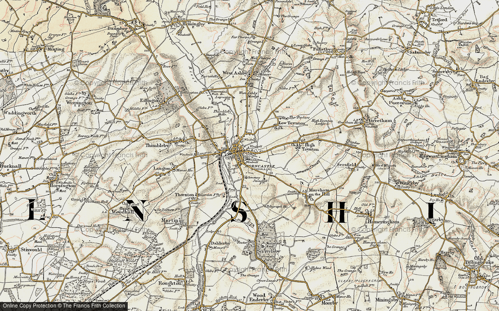 Old Map of Horncastle, 1902-1903 in 1902-1903