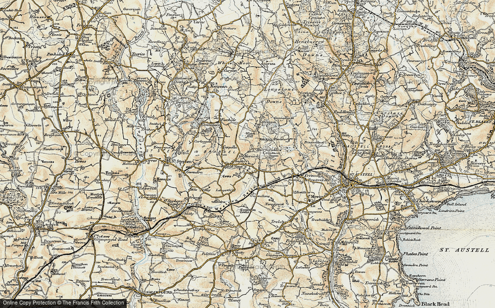 Old Map of Hornick, 1900 in 1900