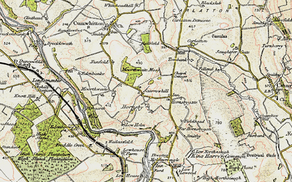 Old map of Hornsby in 1901-1904