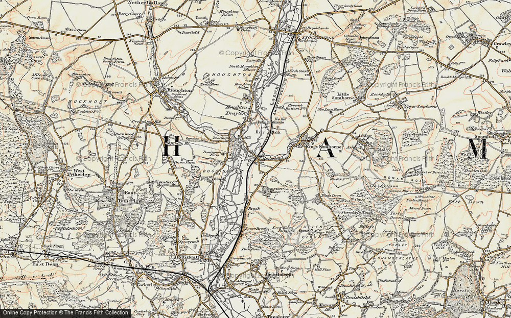 Old Map of Horsebridge, 1897-1900 in 1897-1900