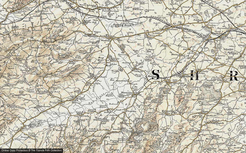 Old Map of Horsebridge, 1902 in 1902