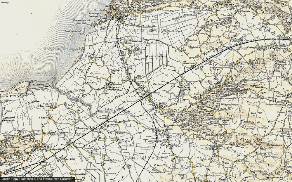 Old Map of Horsecastle, 1899 in 1899
