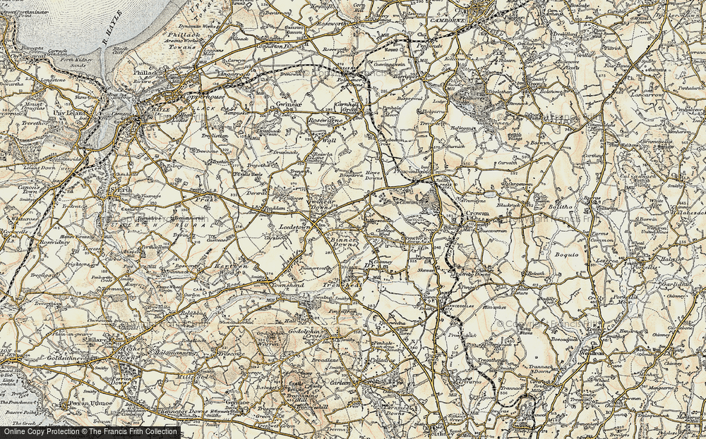 Old Map of Horsedowns, 1900 in 1900