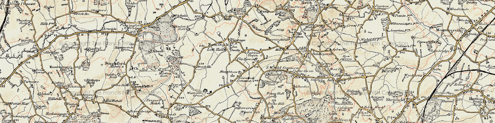 Old map of Horseman Side in 1898